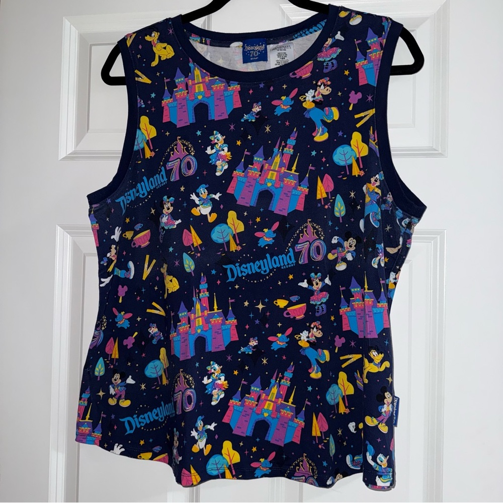 Disney Disneyland Resort 70th Anniversary women’s tank top, XL
